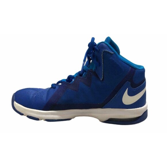 Nike Air Max Stutter Step 2 Youth 5 Blue 653754400 High Tops Basketball Shoes Sn - Picture 7 of 11